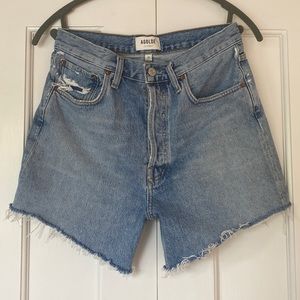 Agolde Riley denim shorts